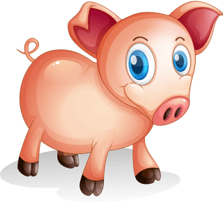 pigletcute-boys-and-girls-with-farm-animals-illustration-632922