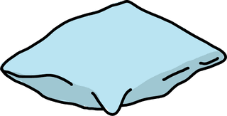 simplelight-blue-hand-drawn-pillow-966695