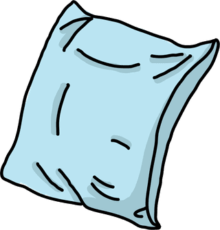 simplelight-blue-hand-drawn-pillow-975665