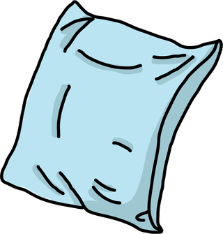 simplelight-blue-hand-drawn-pillow-975665