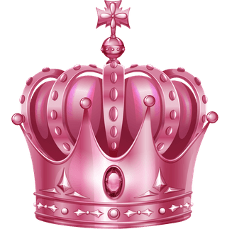 pinkcrown-different-design-of-crowns-in-pink-color-illustration-426896