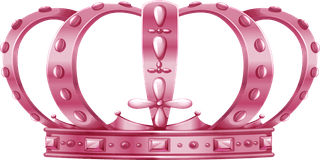 pinkcrown-different-design-of-crowns-in-pink-color-illustration-511670