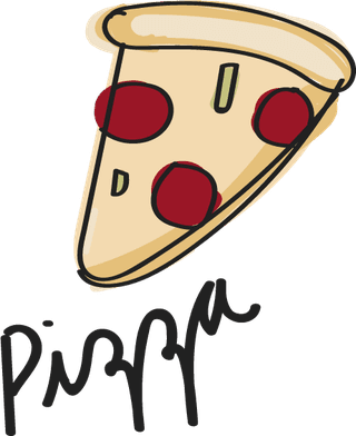 pizzadrawing-style-food-collection-548990