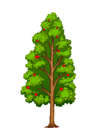 planttree-with-its-silhouette-828780
