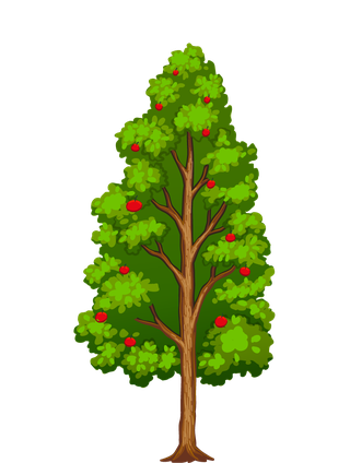 planttree-with-its-silhouette-828780