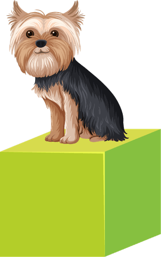 prepositionwordcard-with-dog-and-box-86747