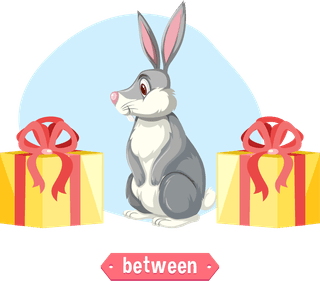 prepositionwordcard-with-rabbit-and-present-box-375881