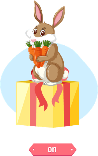 prepositionwordcard-with-rabbit-and-present-box-905152