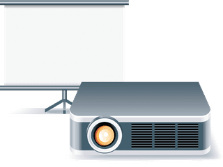 projectorsprinters-fax-machines-projectors-and-other-office-equipment-vector-632487