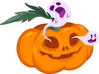 pumpkinhalloween-design-elements-colorful-horror-classical-symbols-sketch-969349