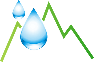 purewater-design-elements-blue-droplets-leaf-icons-506112