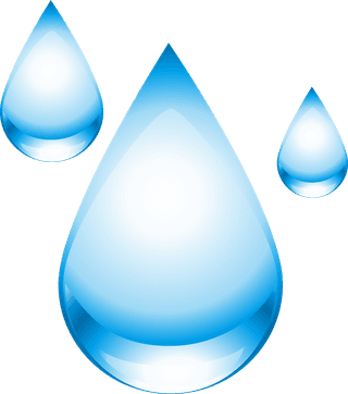 purewater-design-elements-blue-droplets-leaf-icons-734420