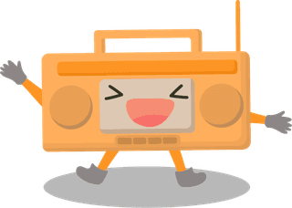 radiotransister-cartoon-characters-in-various-posing-84462