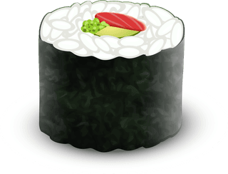 realisticfresh-sushi-set-clipping-path-isolated-illustration-511140