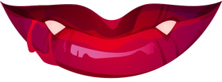 redlips-bloody-macarong-realistic-vampire-lips-set-illustration-399758