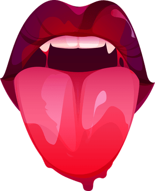 redlips-bloody-macarong-realistic-vampire-lips-set-illustration-801922