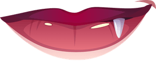 redlips-bloody-macarong-realistic-vampire-lips-set-illustration-237496