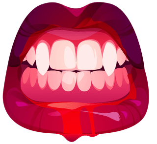 redlips-bloody-macarong-realistic-vampire-lips-set-illustration-123595