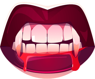 redlips-bloody-macarong-realistic-vampire-lips-set-illustration-436263