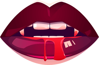 redlips-bloody-macarong-realistic-vampire-lips-set-illustration-986290