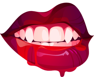 redlips-bloody-macarong-realistic-vampire-lips-set-illustration-326048