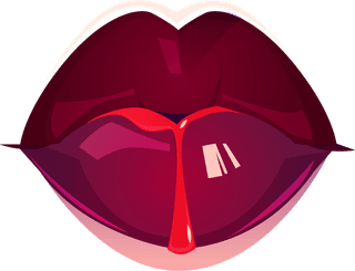 redlips-bloody-macarong-realistic-vampire-lips-set-illustration-837353