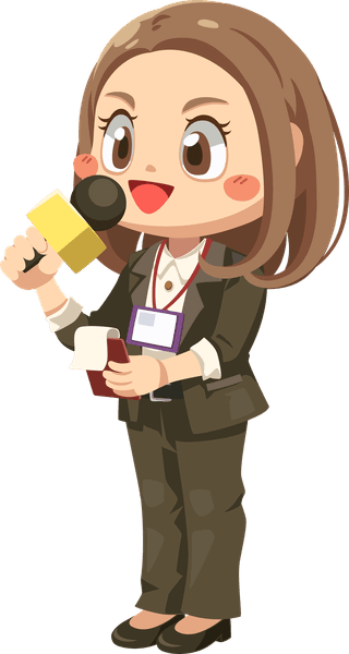 reporterset-female-reporter-holding-microphone-report-news-cartoon-character-36827
