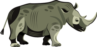 rhinorhino-species-icons-grey-sketch-67559