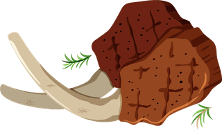 ribsteak-different-types-of-grilled-meat-illustration-987066