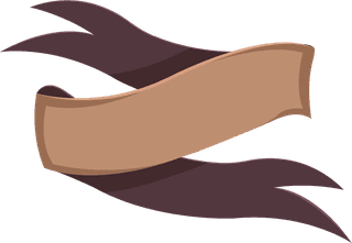 ribbontemplates-brown-blank-d-curved-sketch-56504