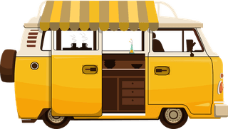 roadvehicles-icons-classical-van-car-bus-sketch-841159
