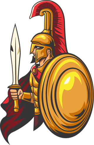 romanwarrior-spartan-warrior-icons-elegant-design-cartoon-character-sketch-335510