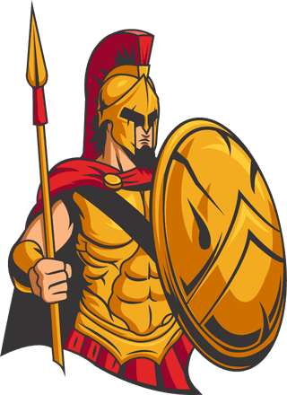 romanwarrior-spartan-warrior-icons-elegant-design-cartoon-character-sketch-532978