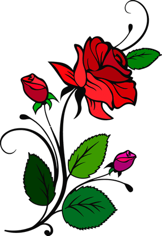 roseflower-branch-beautiful-red-vector-flower-826197