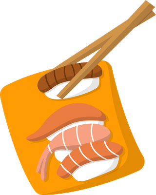 sashimiset-of-japanese-food-isolated-on-white-background-vector-981486
