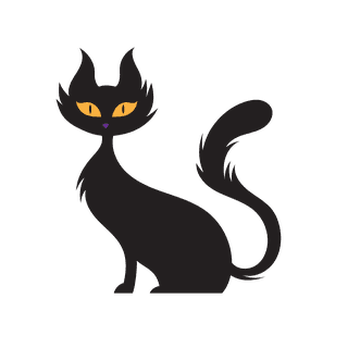 scaryblack-cat-with-yellow-eyes-227933