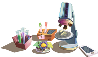 scienceretro-concept-with-cartoon-education-objects-729739