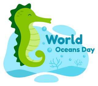 seaanimal-logo-set-of-world-oceans-day-stickers-37634