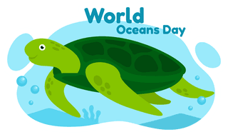seaanimal-logo-set-of-world-oceans-day-stickers-486597