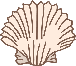 seasnails-includes-in-this-pack-are-vector-variation-scallops-collection-on-blue-background-876993