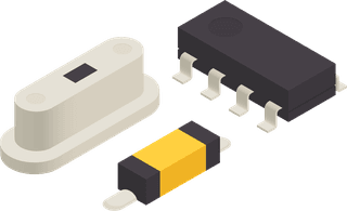 semiconductorelectronic-components-isometric-set-709110