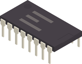 semiconductorelectronic-components-isometric-set-363548