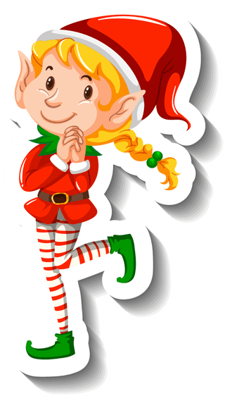 setof-christmas-objects-and-cartoon-characters-747201