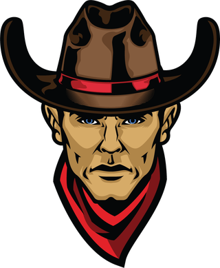 setof-cowboy-objects-vector-987651