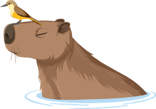 setof-different-capybara-in-cartoon-style-507741