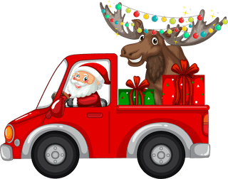 setof-different-christmas-cars-and-santa-claus-characters-698607
