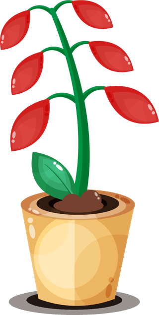 setof-garden-growing-elements-vector-illustration-163095