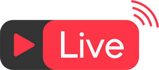 setof-live-streaming-icons-red-symbols-and-buttons-of-live-918569