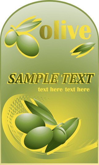 setof-olive-oil-label-stickers-vector-126035
