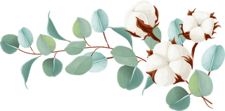 setof-wedding-invitation-card-templates-green-eucalyptus-and-cotton-flowers-849765
